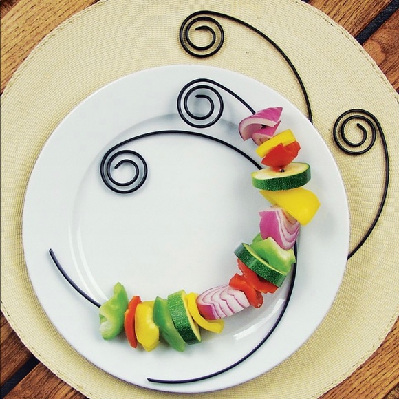 Set of 8 Nonstick Curly Skewers - Picture 3 of 3